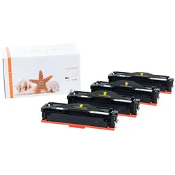 TONCF540XKIT Alternativ Toner Rainbowkit für HP / CF540X / BK3.200 Seiten / CMY2.500 Seiten