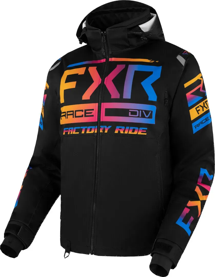 FXR RRX Wasserdichte Motocross Jacke, schwarz-pink, Größe S für Männer