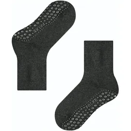 Falke Catspads K Hp Baumwolle Wolle rutschhemmende Noppen 1 Paar, Grau Asphalt Melange 3180, 19/22