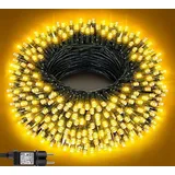 Montegoni LED-Lichterkette 20 m Weiß