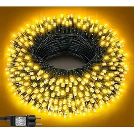 Montegoni LED-Lichterkette 20 m Weiß