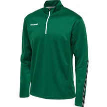 hummel Authentic 1/2-Zip Sweatshirt Kinder evergreen 176