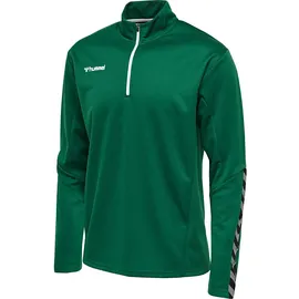 hummel Authentic 1/2-Zip Sweatshirt Kinder evergreen 176