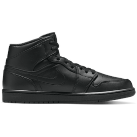 Nike Air Jordan 1 Mid Herren black/black/black 46