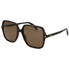 Polaroid PLD 6219/S Damen-Sonnenbrille Vollrand Quadratisch Kunststoff-Gestell, Havanna