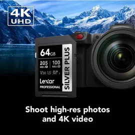 Lexar SDXC Silver Plus UHS-I 64GB