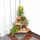Promadino Blumentreppe Eckelement 87 x 59 cm Braun