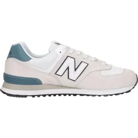 New Balance 574 Herren Weiß/Silber 42