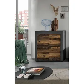 xonox Highboard 80 x 88 x 35 cm Schwarz