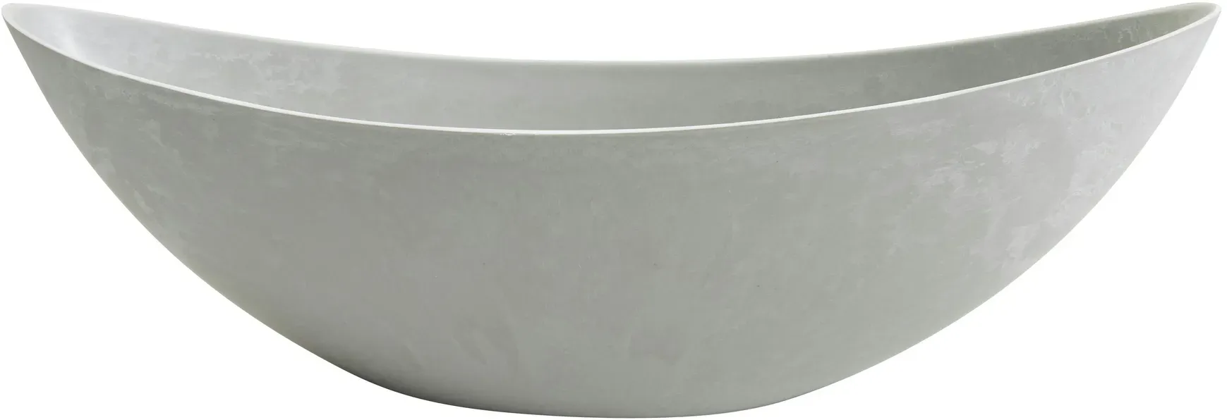 Schiffchen Kunststoff 34x11x11cm hellgrau