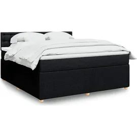vidaXL Boxspringbett 180 x 200 cm Schwarz