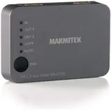 MARMITEK Split 312 2 Port HDMI-Splitter 3D-Wiedergabe möglich 3840 x 2160 Pixel Silber