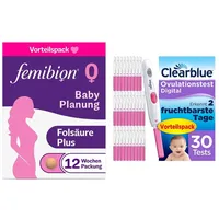 Femibion 0 Babyplanung + Clearblue Ovulationstest Digital