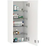 GiPP Medizinschrank, Weiß, Kunststoff, Rechteckig,Rechteckig, Bodenplatte, 30x70x20 cm, Badezimmer, Badezimmerschränke, Medizinschränke