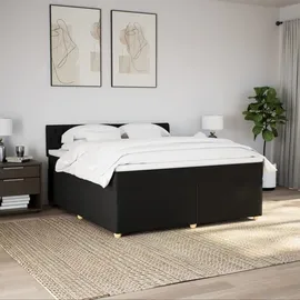 vidaXL Boxspringbett 180 x 200 cm Schwarz