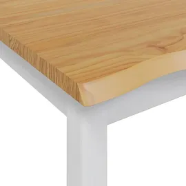 vidaXL Bartisch EKAI 112 x 70 x 91 cm Weiß