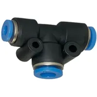 Riegler T-Steckverbindung »Blaue Serie«, reduzierend, Schlauch- Ø2x10/1x6