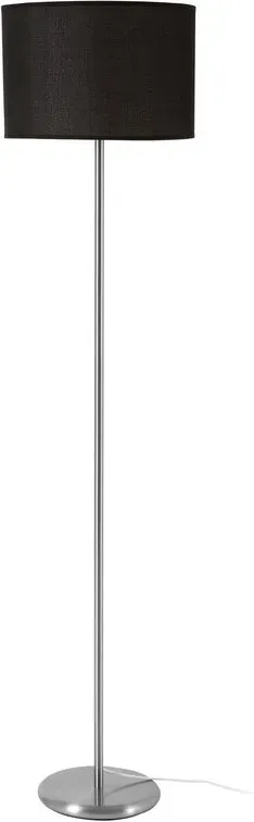 Interiors by Premier moderne Standlampe, polierter Chromfuß, Standfuß aus Edelstahl, H 158 cm x D 36 cm
