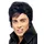 Smiffys Perücke Elvis, Schwarz Halloween
