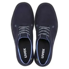 Uvex Sicherheitshalbschuhe S3 SRC uvex 1 business aus Mikrovelours, Stahlkappe, Weite 11, Größe 43