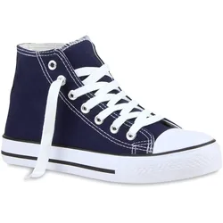 Damen Sneaker high in Dunkelblau