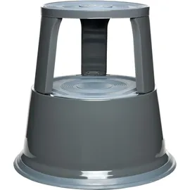 Alco Rollhocker aus Metall grau