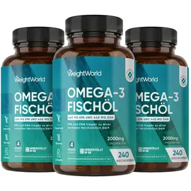 WeightWorld Omega 3 Kapseln 240 St.