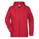 James & Nicholson Ladies' Zip Hoody | red L