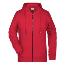 James & Nicholson Ladies' Zip Hoody | red L