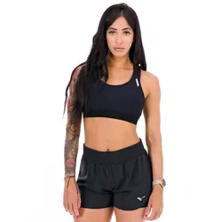 Mizuno Hohe Unterstützung vêtement running femme - Noir - S