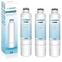 Wessper 3x Wessper Kühschrank Wasserfilter, Kompatibel mit Samsung DA29-00020B, DA97-08006A-B, HAF-CIN EXP, DA29-00020A, DA29-00019A, DA97-08006,