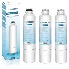 Wessper 3x Wessper Kühschrank Wasserfilter, Kompatibel mit Samsung DA29-00020B, DA97-08006A-B, HAF-CIN EXP, DA29-00020A, DA29-00019A, DA97-08006,