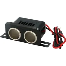 HP Autozubehör Doppelsteckdose Belastbarkeit Strom max.=10 A Auf- oder Unterbaumontage 12/24 V