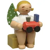 Wendt & Kühn Kalenderfigur 2026, Engel mit Lok