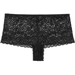 bonprix String Panty, schwarz, 48/50 (XL)