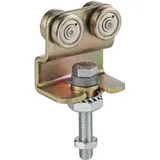 Helm Rollapparat HELM 186 zweipaarig, mit Drehlager, Stahl gelb