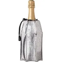 Vacu-Vin Champagnerkühler 38855636, Kunststoff, Flexible Kühlmanschette, 16 x (H)24 cm