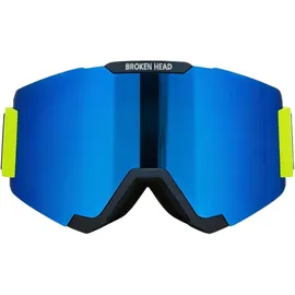 Broken Head MX-Brille Magnetic-Regulator Blau Verspiegelt