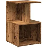vidaXL Nachttisch Altholz-Optik 35x35x55 cm Holzwerkstoff