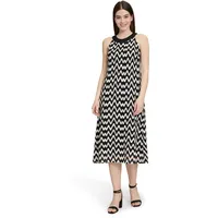 Betty & Co Neckholderkleid Sommerkleid Braun/Schwarz 44