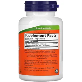 NOW Foods Olive Leaf Extract 500 mg Kapseln 120 St.