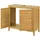 [en.casa] Waschbeckenunterschrank Värmdö 67 x 60 x 30 cm Beige