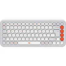 Logitech POP Icon Keys US Offwhite / Orange