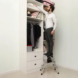 Songmics Trittleiter 3 Stufen