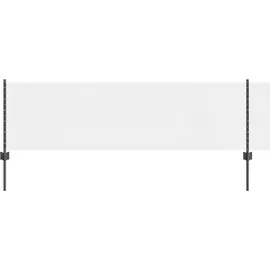 vidaXL Zaun 0,6 x 2500 cm Grau/Stahl