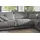KAWOLA Ecksofa Madeline Cord Recamiere rechts grau