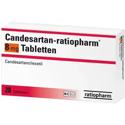 Candesartan-ratiopharm 8 mg Tabletten 28 St