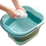 Fußbadewanne, Pediküre-Wanne zum Einweichen der Füße mit Massagepunkten – Pediküre-Wascheimer, tragbarer Soaker für Männer, Mutter, Vater, Ehemann, Ehefrau, Partner