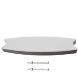 Eventerde 49x8.6x4cm Pool Ersatzstufe Poolleiter Stufen Für Aufstellbeckenleiter Schwimmbadstufen In Den Boden Eingelassene Poolstufen rutschfeste Für Poolleiter Edelstahlleiter Leiterstufe