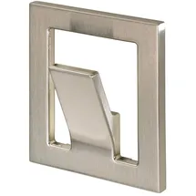 Hettich Garderobenhaken 1 Haken 6,0 x 7,0 x 2,0 cm Silber